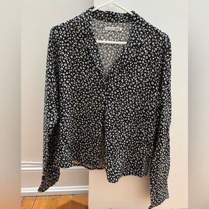 Reformation Jeans Floral Blouse